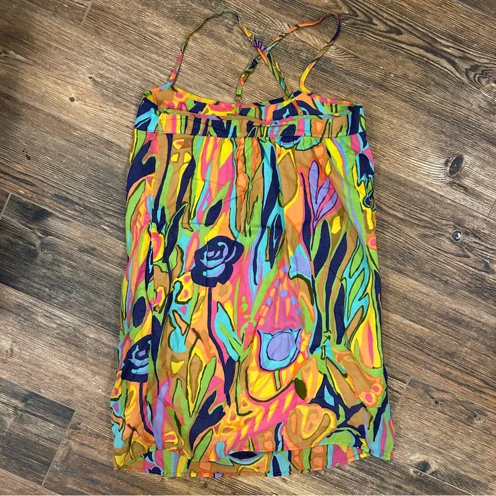 Tori Richard Honolulu Bright Floral Sundress Size U (Fits S/M)